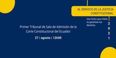 Primer Tribunal de Sala de Admisión