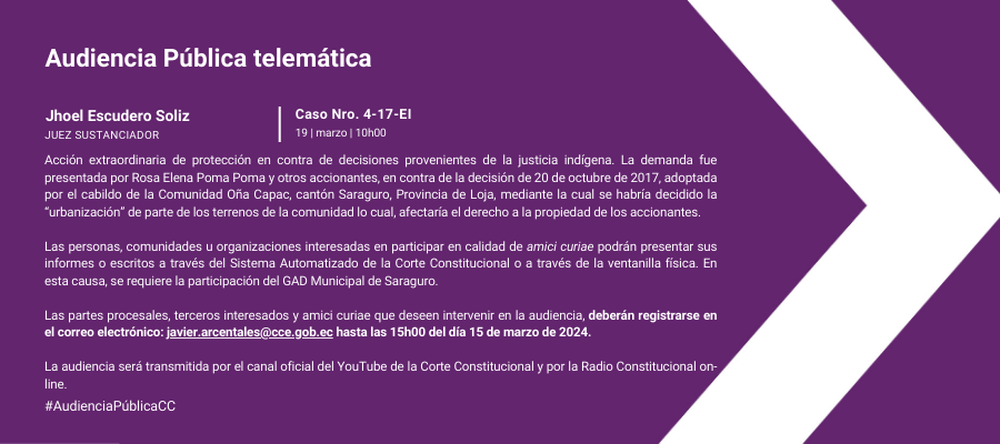 Audiencia web interna