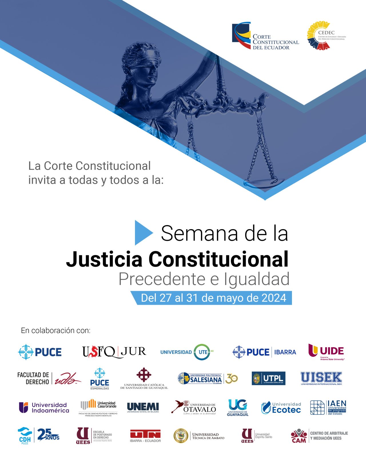 II Edición Semana de la Justicia Constitucional 2024 - Corte ...