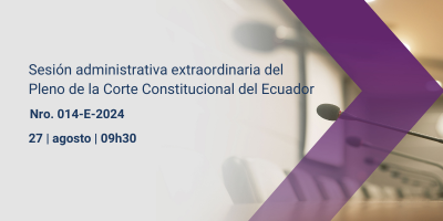 Sesión jurisdiccional extraordinaria No. 014-E-2024