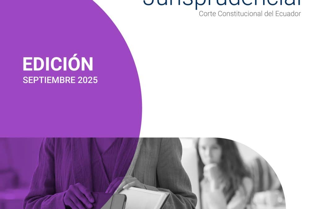 Boletín Jurisprudencial – Edición Septiembre 2025 