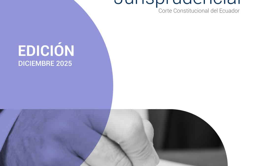 Boletín Jurisprudencial – Edición Diciembre 2025