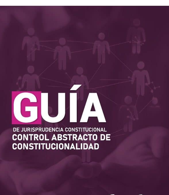 Guía Jurisprudencial Constitucional de Control Abstracto de Constitucionalidad (IN)