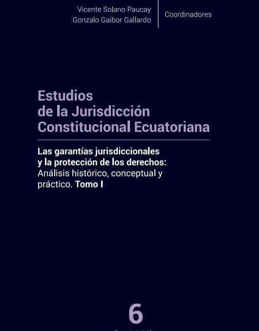 Las garantías jurisdiccionales y la protección de los derechos: Análisis histórico, conceptual e histórico – Tomo 1